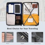 Light Blue 4-Piece Hardside Luggage Set