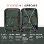 Extra Large Travel Packing Cubes - 7 Piece Set