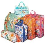 6-Pack Waterproof Packing Cubes for Travel