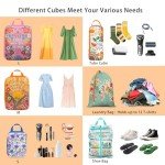 6-Pack Waterproof Packing Cubes for Travel