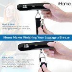 iHome Portable Luggage Scale with LCD Display
