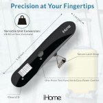 iHome Portable Luggage Scale with LCD Display