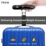 iHome Portable Luggage Scale with LCD Display