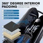 Waterproof Golf Travel Bag with TSA Lock