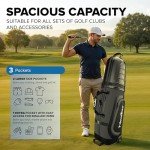 Waterproof Golf Travel Bag with TSA Lock