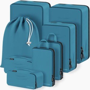 Lumesner 8-Piece Compression Packing Cubes Set