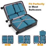 Lumesner 8-Piece Compression Packing Cubes Set
