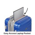 Olympia Denmark Lightweight Hardside Luggage Set - Navy