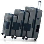 Tach V3.1 Grey Hard Shell Luggage Set - 3 Pieces