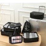 7-Piece Travel Packing Cube Set in Black