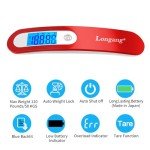 Digital Luggage Scale with Backlit Display - 110 Lbs