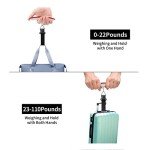 Digital Luggage Scale with Backlit Display - 110 Lbs