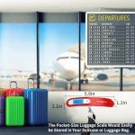 Digital Luggage Scale with Backlit Display - 110 Lbs