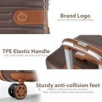 Merax Expandable Hard Shell Luggage Set with Wheels