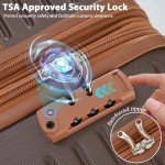 Merax Expandable Hard Shell Luggage Set with Wheels