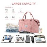 Women's Pink Weekender and Gym Duffel Bag