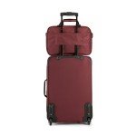 Amazon Basics Red Luggage Set with Tote Bag