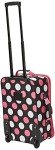 Rockland Pink Dot Softside Luggage Set, 2-Piece