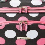 Rockland Pink Dot Softside Luggage Set, 2-Piece