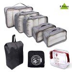 8-Piece Packing Cube Set with Travel Pouches