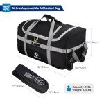 REDCAMP Large 120L Wheeled Duffle Bag