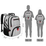 YOREPEK 50L Water-Resistant Travel Backpack with USB