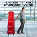 High Roller Golf Club Travel Bag - Red/White