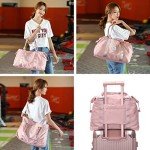 Women's Pink Weekender and Gym Duffel Bag