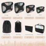 Shacke 8-Piece Lightweight Packing Cubes Set