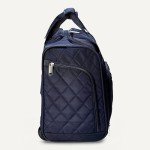 Amazon Basics 14" Underseat Rolling Luggage - Navy