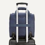 Amazon Basics 14" Underseat Rolling Luggage - Navy