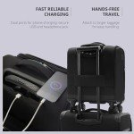 Verage 14-Inch Underseat Carry-On Luggage with Wheels