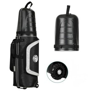 Shopsource Lightweight Golf Travel Bag with Wheels