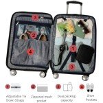 Ricardo Beverly Hills 3-Piece Rose Gold Luggage Set