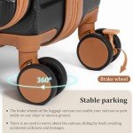 imiomo 20-Inch Spinner Carry-On Luggage with Lock