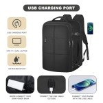 Large 50L Travel Backpack with USB Charging Port