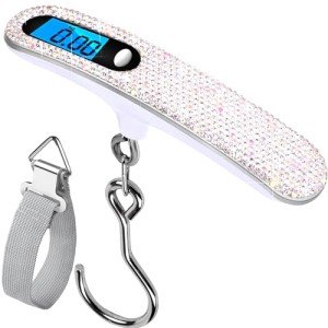 Portable Luggage Scale with Overweight Warning, 110lbs