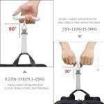 Portable Luggage Scale with Overweight Warning, 110lbs