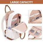 3-Piece White-Brown ABS Luggage Set with Wheels