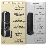 Heavy-Duty Golf Travel Bag with Wheels & Cooler