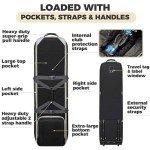 Heavy-Duty Golf Travel Bag with Wheels & Cooler