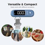 110 Lbs Digital Handheld Luggage Scale - Navy