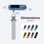 110 Lbs Digital Handheld Luggage Scale - Navy
