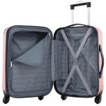Chicago Hardside Expandable Spinner Luggage, Rose Gold
