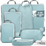 Extra Large Travel Packing Cubes - 7 Piece Set