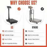 Heavy Duty Digital Platform Shipping Scale 600 LB