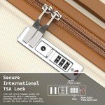 Melalenia 7-Piece Hard Shell Luggage Set