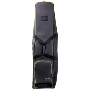 Deluxe Izzo Golf Travel Bag - Grey/Lime Case