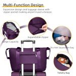 LARVENDER Expandable 3-Piece Softside Luggage Set