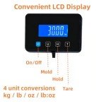 Digital Shipping Scale for Small Business & Luggage